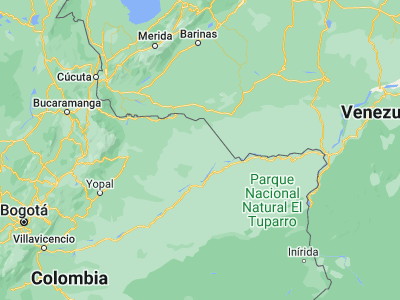 Map showing location of Cravo Norte (6.30174, -70.20415)