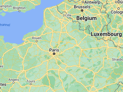 Map showing location of Crépy-en-Valois (49.23359, 2.88807)