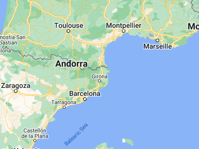 Map showing location of Crespià (42.18333, 2.8)