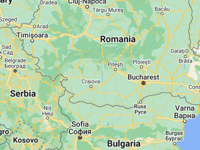 Map showing location of Creţeni (44.68333, 24.18333)