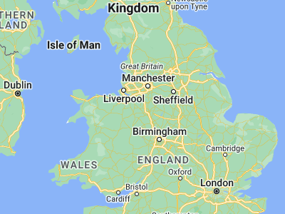 Map showing location of Crewe (53.09787, -2.44161)