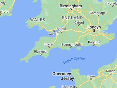 Map showing location of Crewkerne (50.88298, -2.79588)