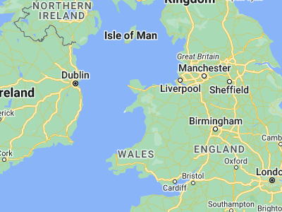 Map showing location of Criccieth (52.92053, -4.2346)