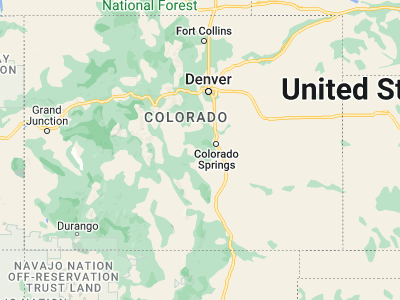 Map showing location of Cripple Creek (38.74666, -105.17831)