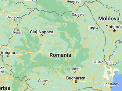 Map showing location of Cristuru Secuiesc (46.28333, 25.03333)