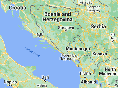 Map showing location of Crnići (43.13156, 17.86452)