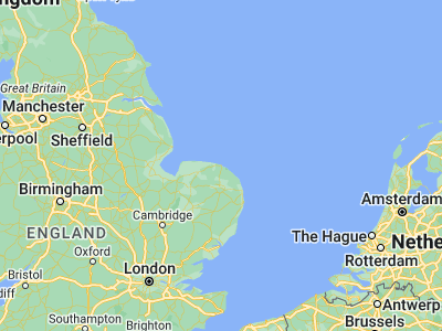 Map showing location of Cromer (52.93123, 1.29892)