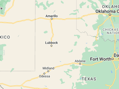 Map showing location of Crosbyton (33.66008, -101.23793)