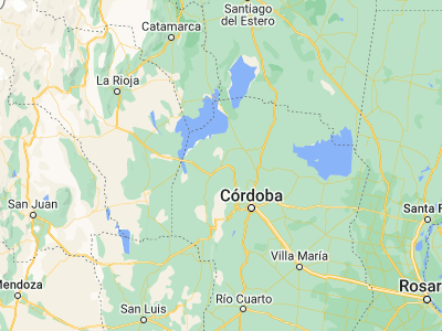 Map showing location of Cruz del Eje (-30.72644, -64.80387)