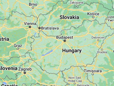Map showing location of Csákvár (47.39184, 18.46501)