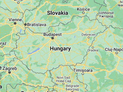 Map showing location of Csemő (47.11799, 19.69092)