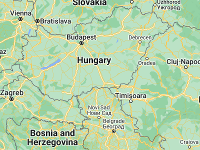 Map showing location of Csengele (46.54234, 19.86358)