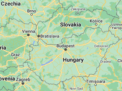 Map showing location of Csolnok (47.69116, 18.71611)