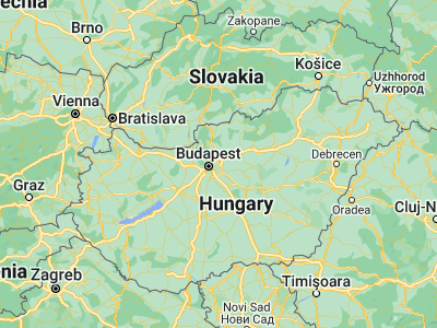 Map showing location of Csömör (47.55, 19.23333)