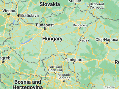 Map showing location of Csongrád (46.71332, 20.14242)