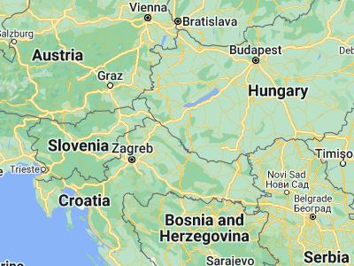 Map showing location of Csurgó (46.25314, 17.1006)