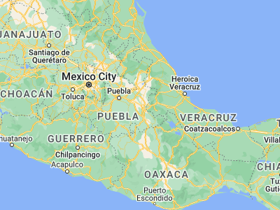 Map showing location of Cuacnopalan (18.81699, -97.51017)