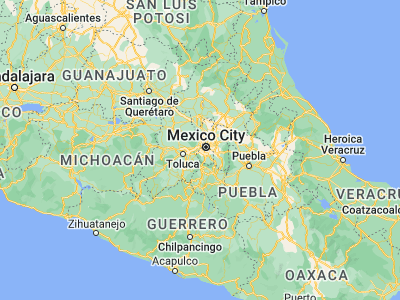 Map showing location of Cuajimalpa (19.35583, -99.30111)