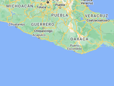 Map showing location of Cuajinicuilapa (16.47322, -98.41252)