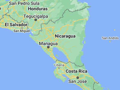 Map showing location of Cuapa (12.26756, -85.38196)
