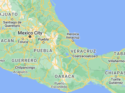 Map showing location of Cuichapa (18.77223, -96.8698)