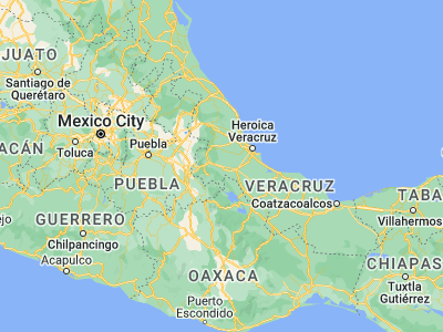 Map showing location of Cuitláhuac (18.8138, -96.72392)