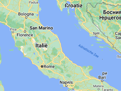 Map showing location of Cupra Marittima (43.02995, 13.85789)