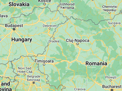 Map showing location of Curăţele (46.7, 22.41667)