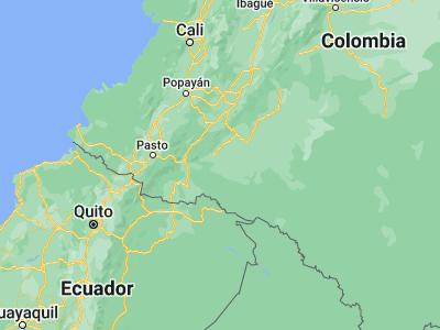 Map showing location of Curillo (1.03327, -75.91906)