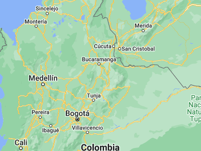 Map showing location of Curití (6.60519, -73.06809)