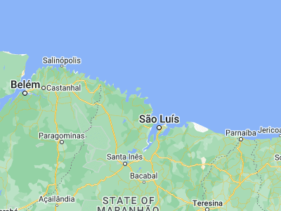 Map showing location of Cururupu (-1.82833, -44.86833)