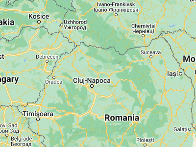Map showing location of Cusdrioara (47.16667, 23.91667)