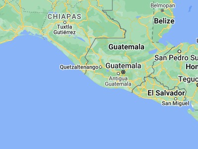 Map showing location of Cuyotenango (14.53333, -91.56667)