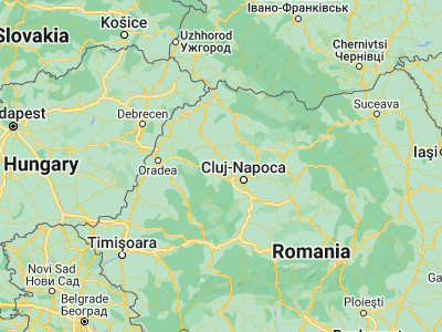 Map showing location of Cuzăplac (46.96667, 23.2)