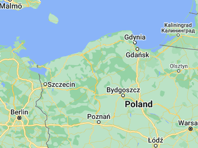 Map showing location of Czarne (53.6842, 16.93834)