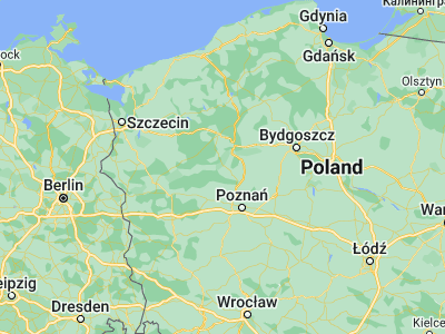 Map showing location of Czarnków (52.90214, 16.56413)