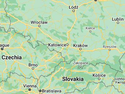 Map showing location of Czerwionka-Leszczyny (50.15007, 18.67762)