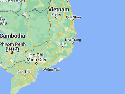 Map showing location of Ðà Lạt (11.94646, 108.44193)