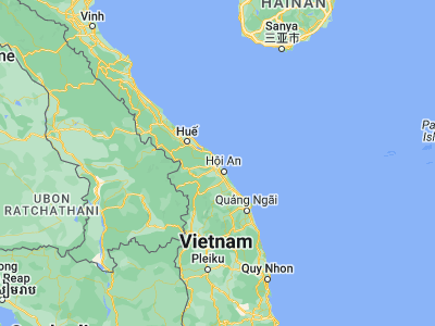 Map showing location of Da Nang (16.06778, 108.22083)