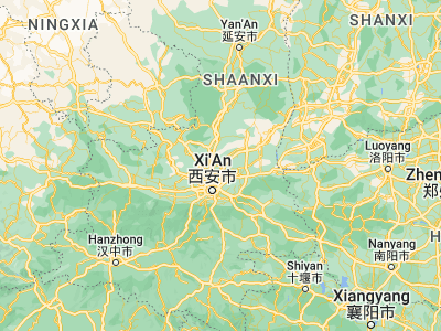 Map showing location of Dacheng (34.66094, 109.1342)