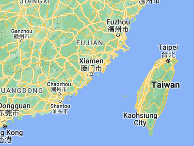 Map showing location of Dadeng (24.54386, 118.32753)
