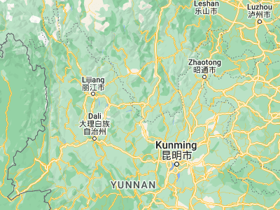 Map showing location of Dadukou (26.5479, 101.70539)