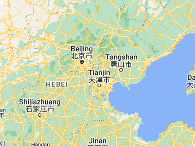 Map showing location of Daliang (39.53944, 117.095)