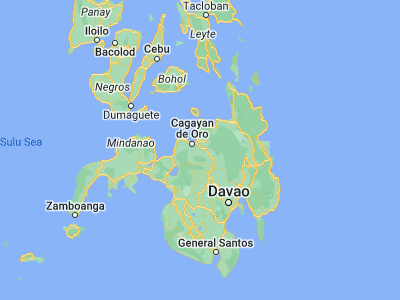 Map showing location of Damilag (8.35472, 124.81222)