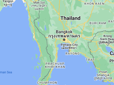 Map showing location of Damnoen Saduak (13.51824, 99.95469)