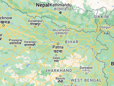 Map showing location of Dānāpur (25.6368, 85.04586)