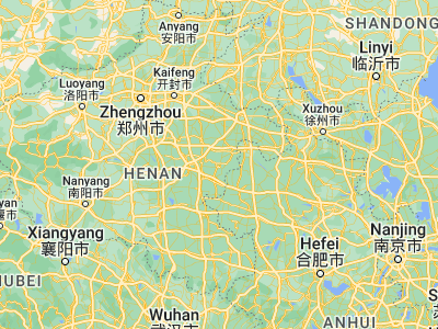 Map showing location of Dancheng (33.63333, 115.18333)