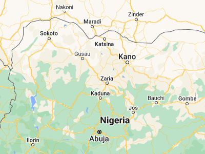 Map showing location of Danja (11.37643, 7.56249)