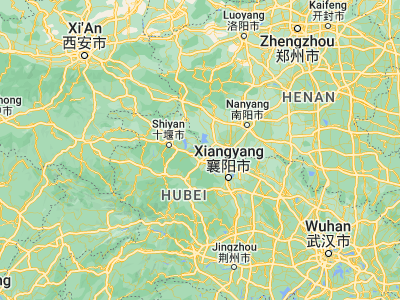 Map showing location of Danjiangkou (32.54278, 111.50861)