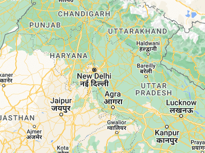 Map showing location of Dankaur (28.35047, 77.55345)